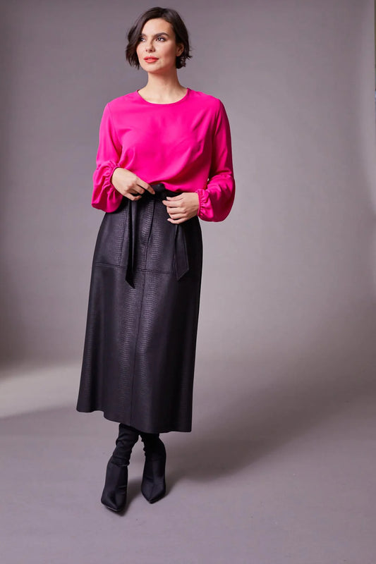 Peruzzi Faux Suede Skirt
