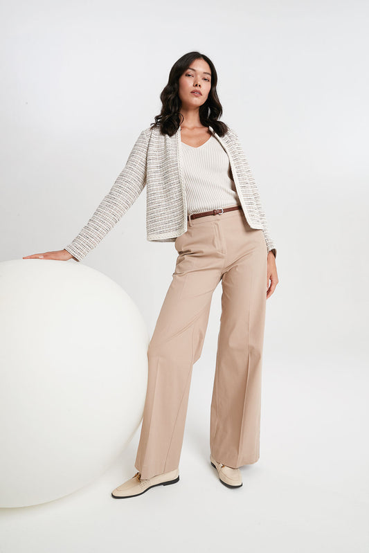 Purotatto Sand Tweed Blazer