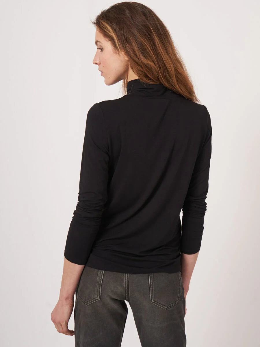 Repeat Jersey Turtleneck