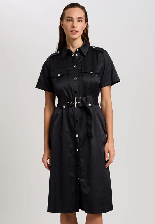 Marc Aurel Satin Safari Dress