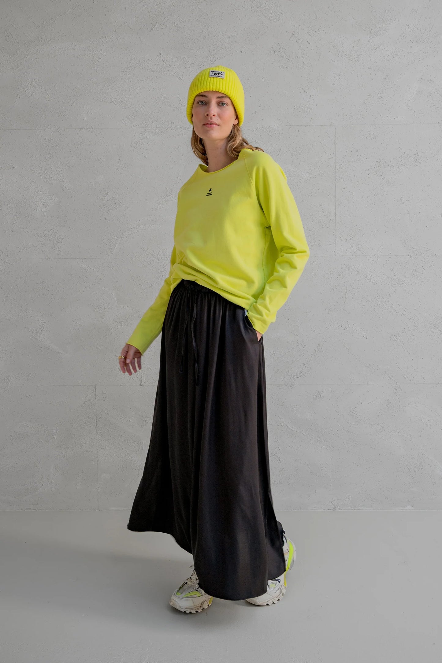 Penn & Ink Satin Skirt
