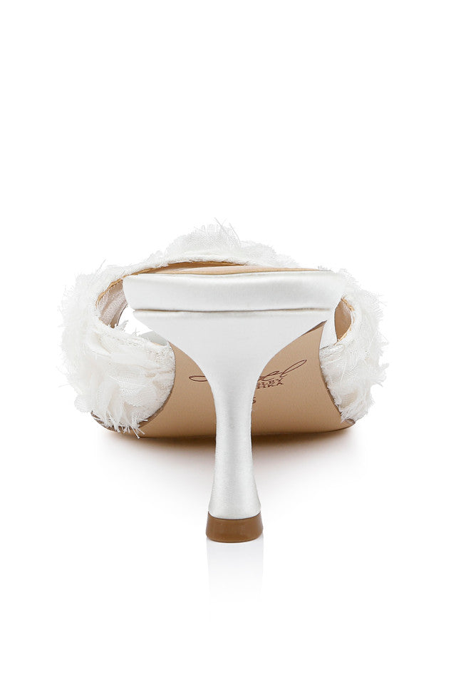 Jewel Scarlet Kitten Mule