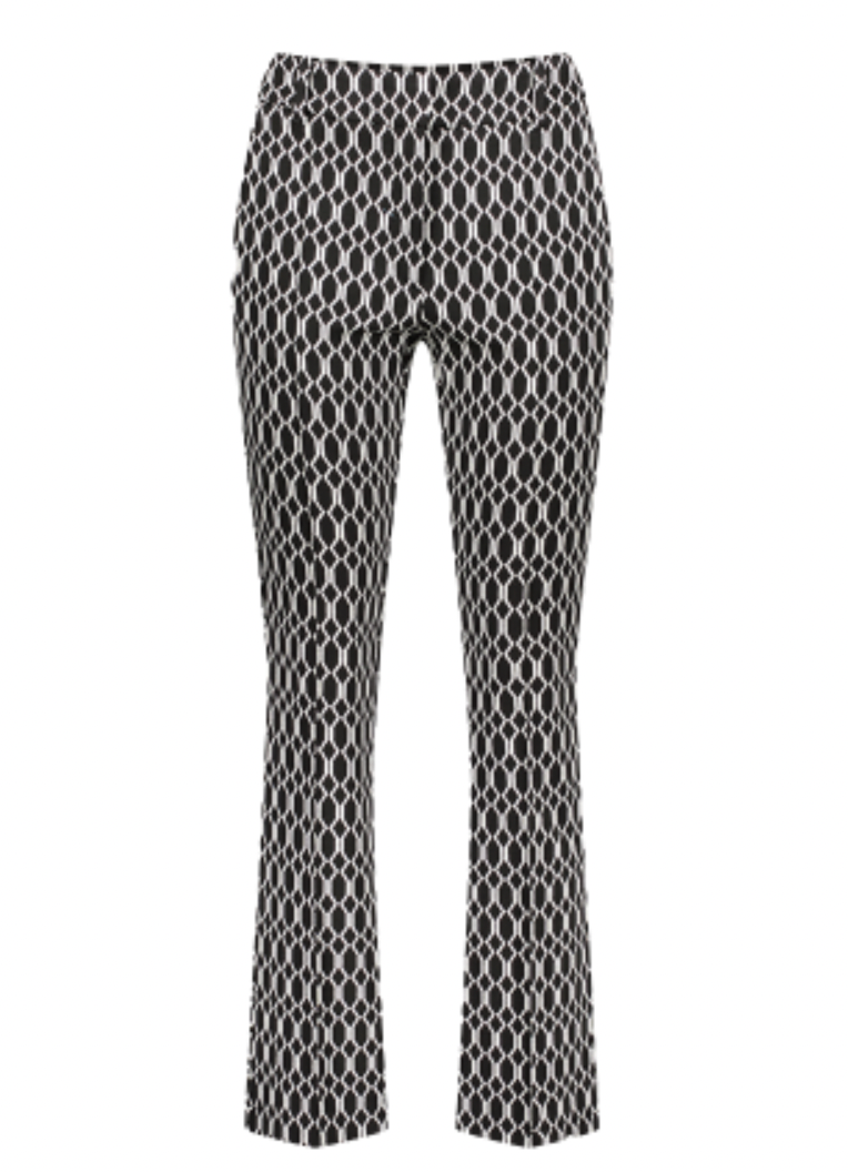 Zerres Twigy Pant B/W Pattern