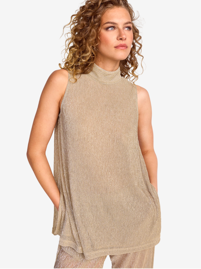 Riani Top with Stand Up Collar