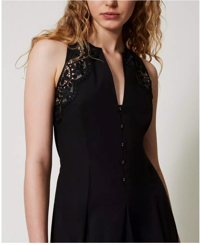 Twinset Long Poplin Dress