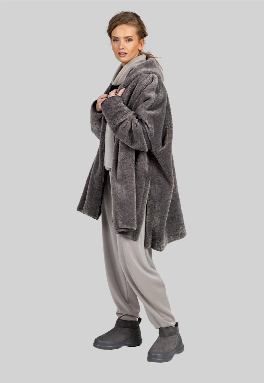 Beate Heymann Faux Shearling Coat