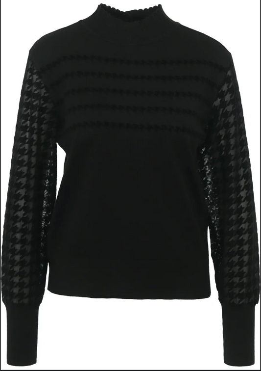 Leo & Ugo Mock with Sheer Sleeves