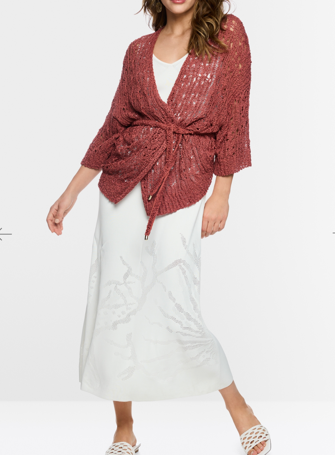 Marc Cain Openwork Cardigan