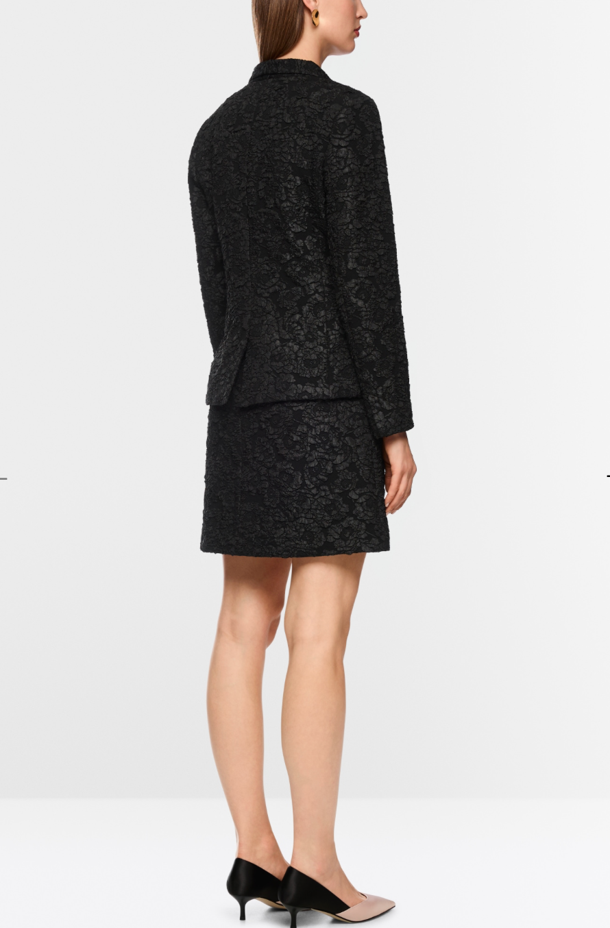 Marc Cain Embossed Floral Blazer