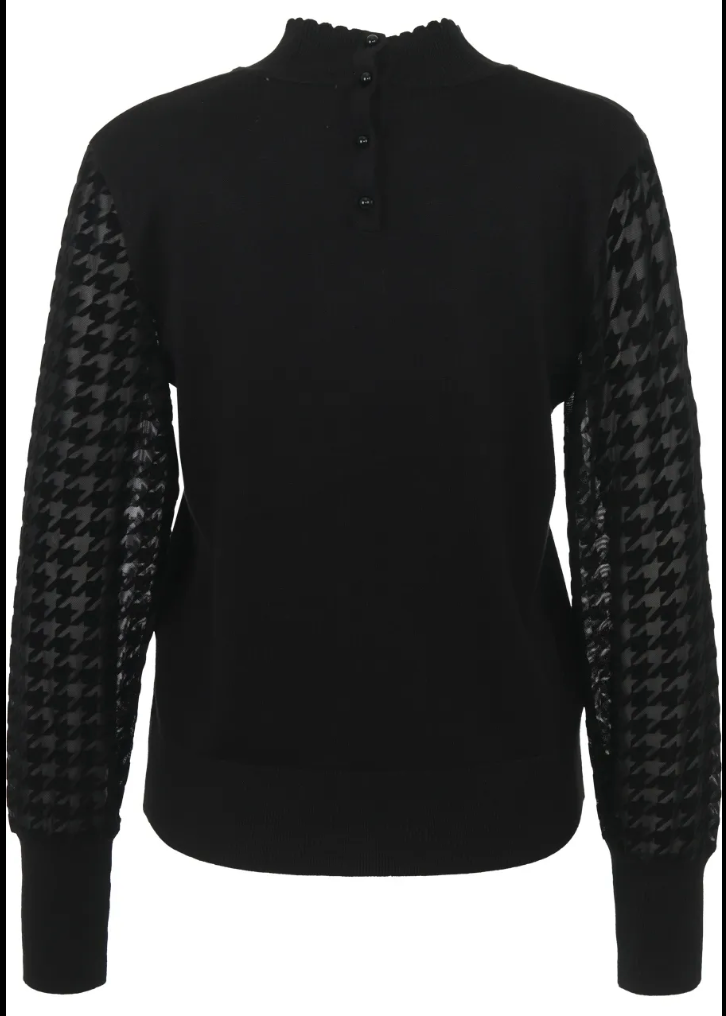 Leo & Ugo Mock with Sheer Sleeves