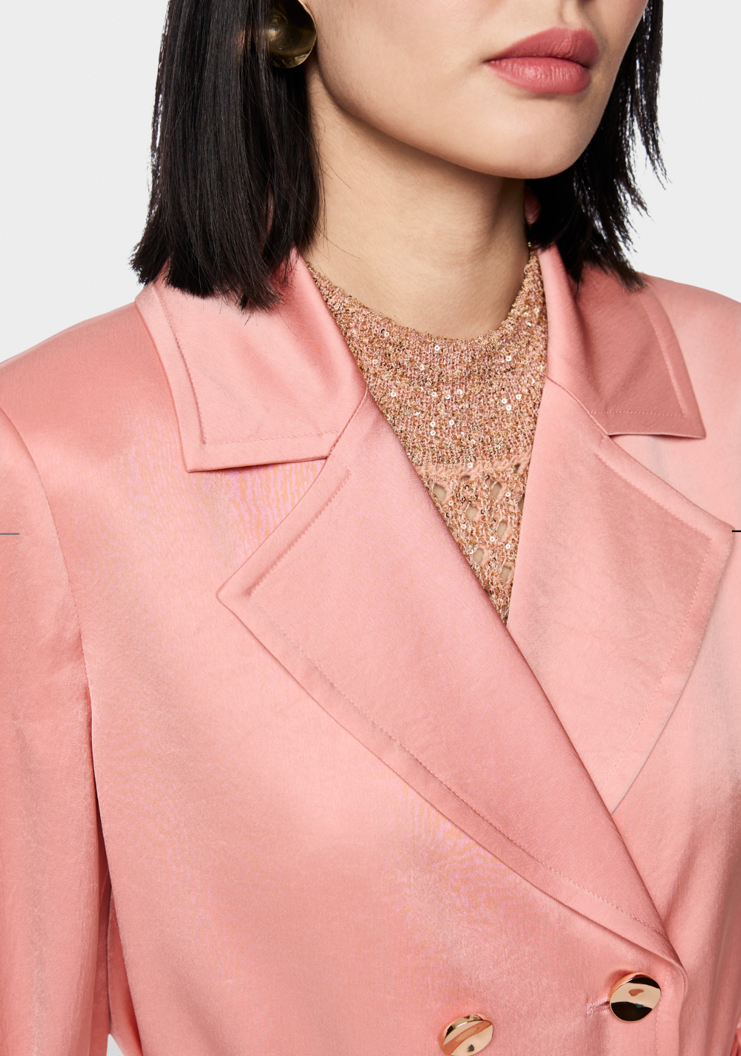 Marc Cain Satin Belted Blazer