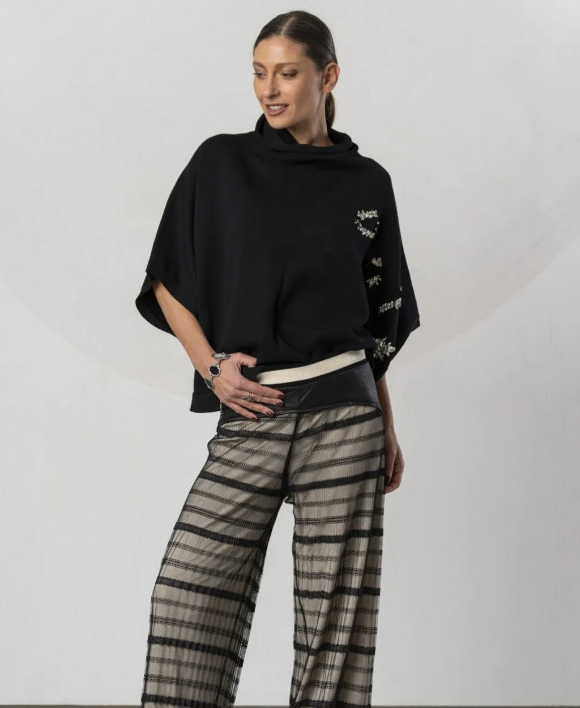 EC Jewelled Knit Pullover