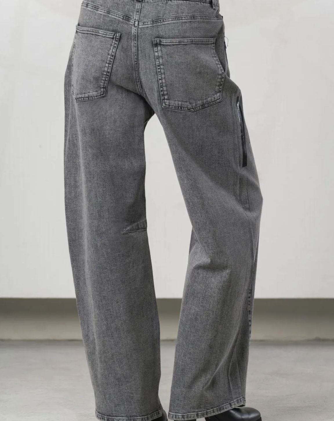 EC Balloon Denim with Lace