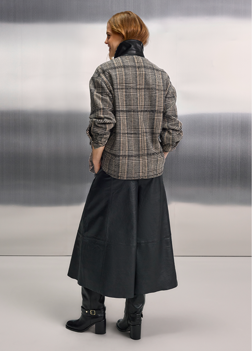 Riani Lamb Nappa Leather Trouser