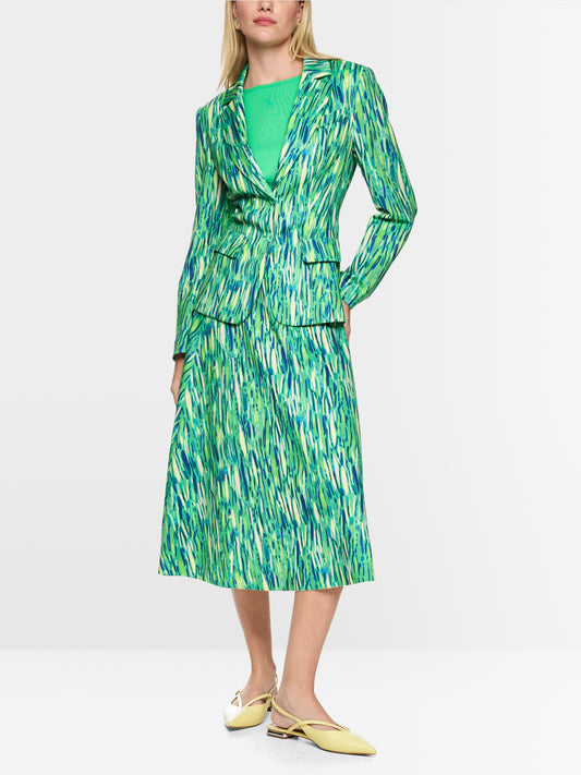 Marc Cain Scuba Print Blazer