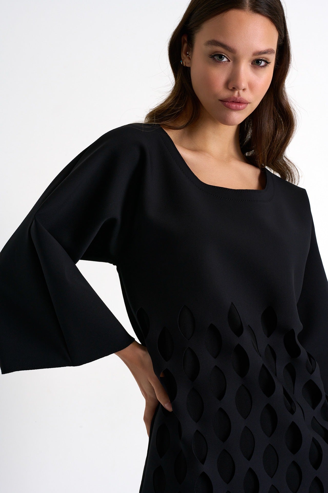 Shan Dress with Cut Outs