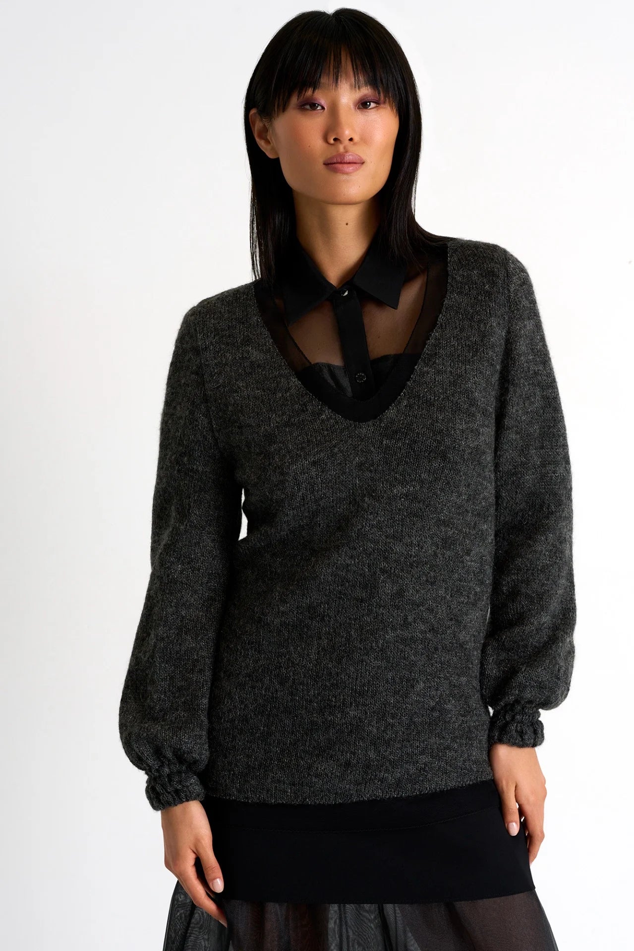 Shan Sweater with V-Neck