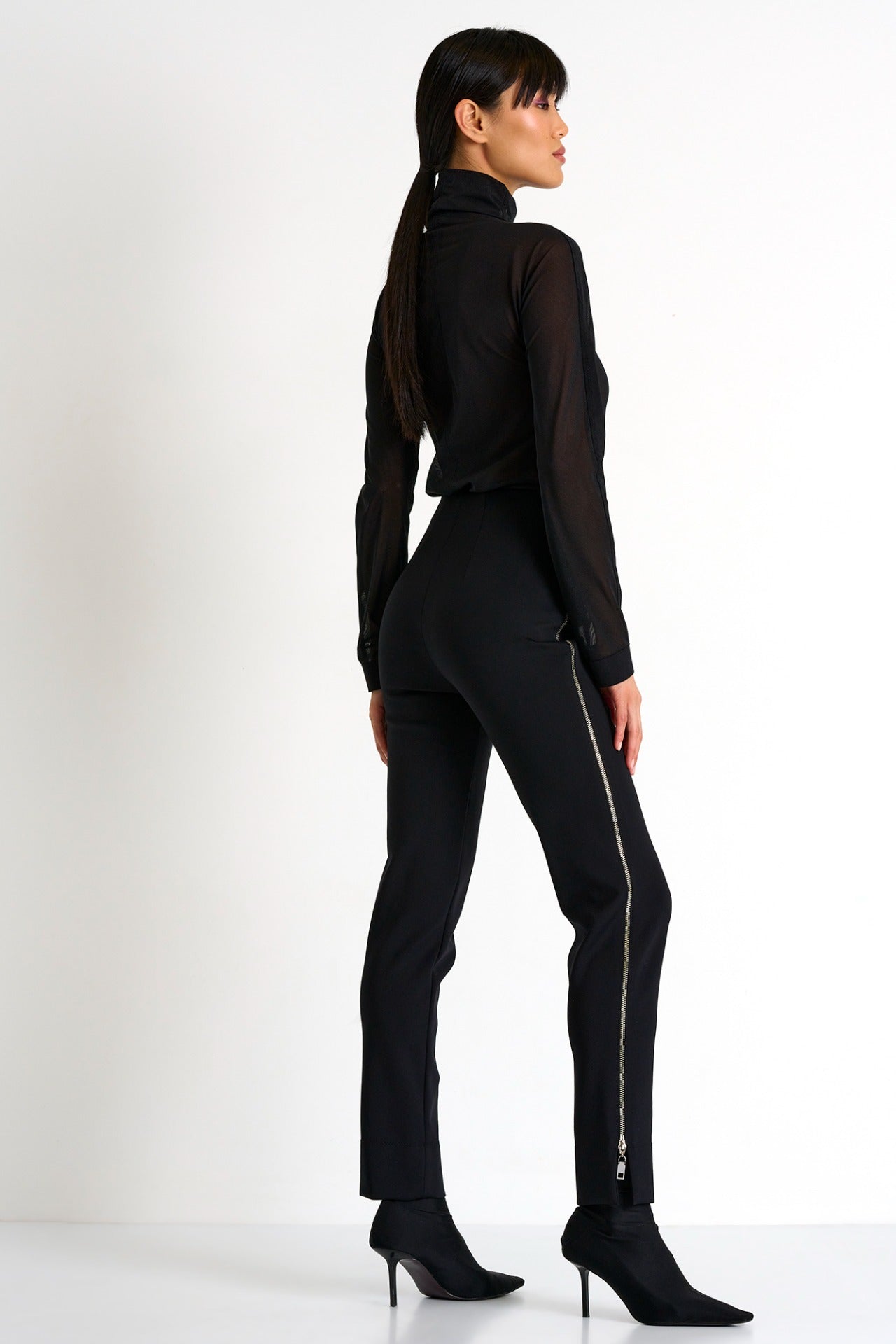 Shan Side Zip Elegant Pants