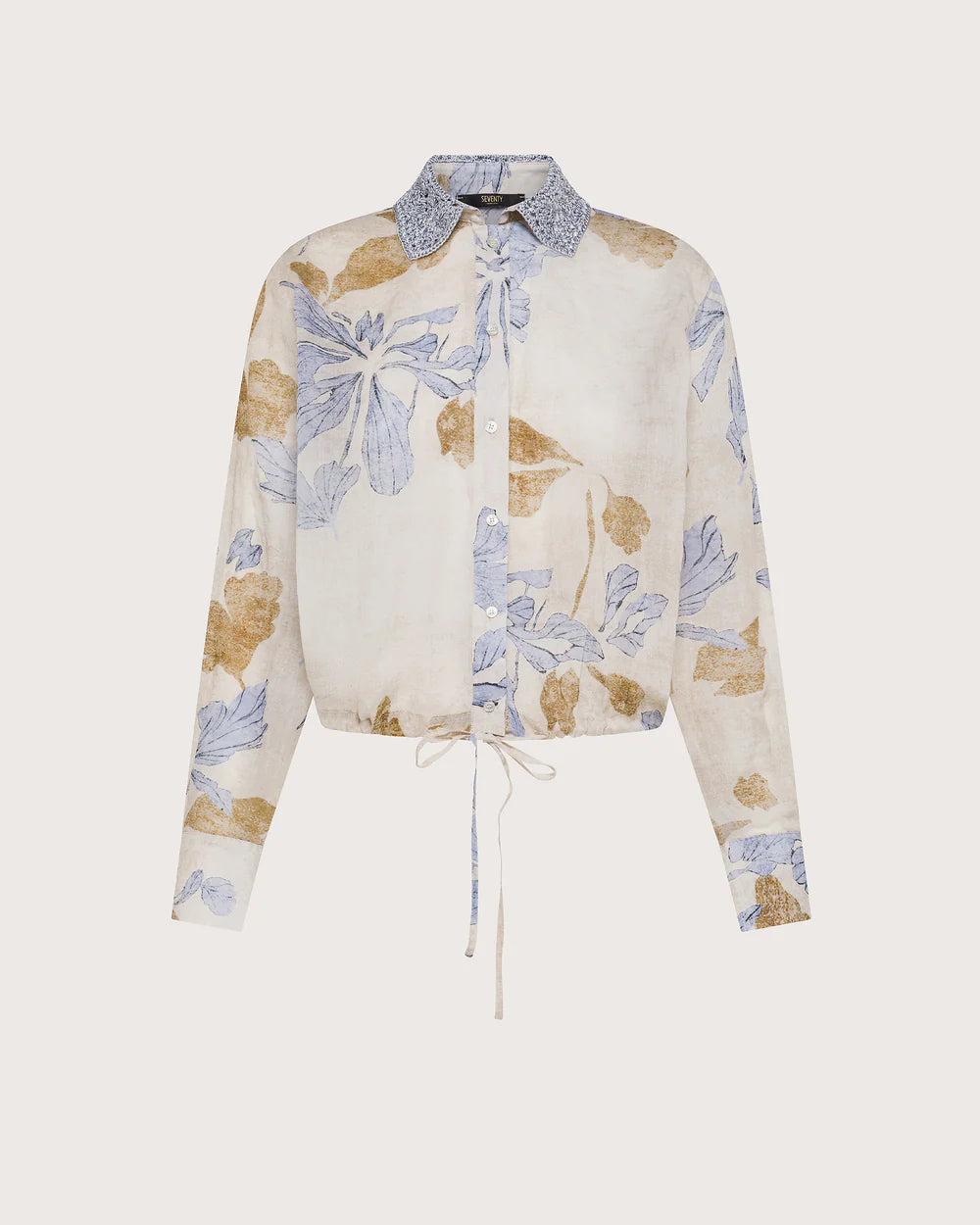 Seventy Printed Ramie Shirt