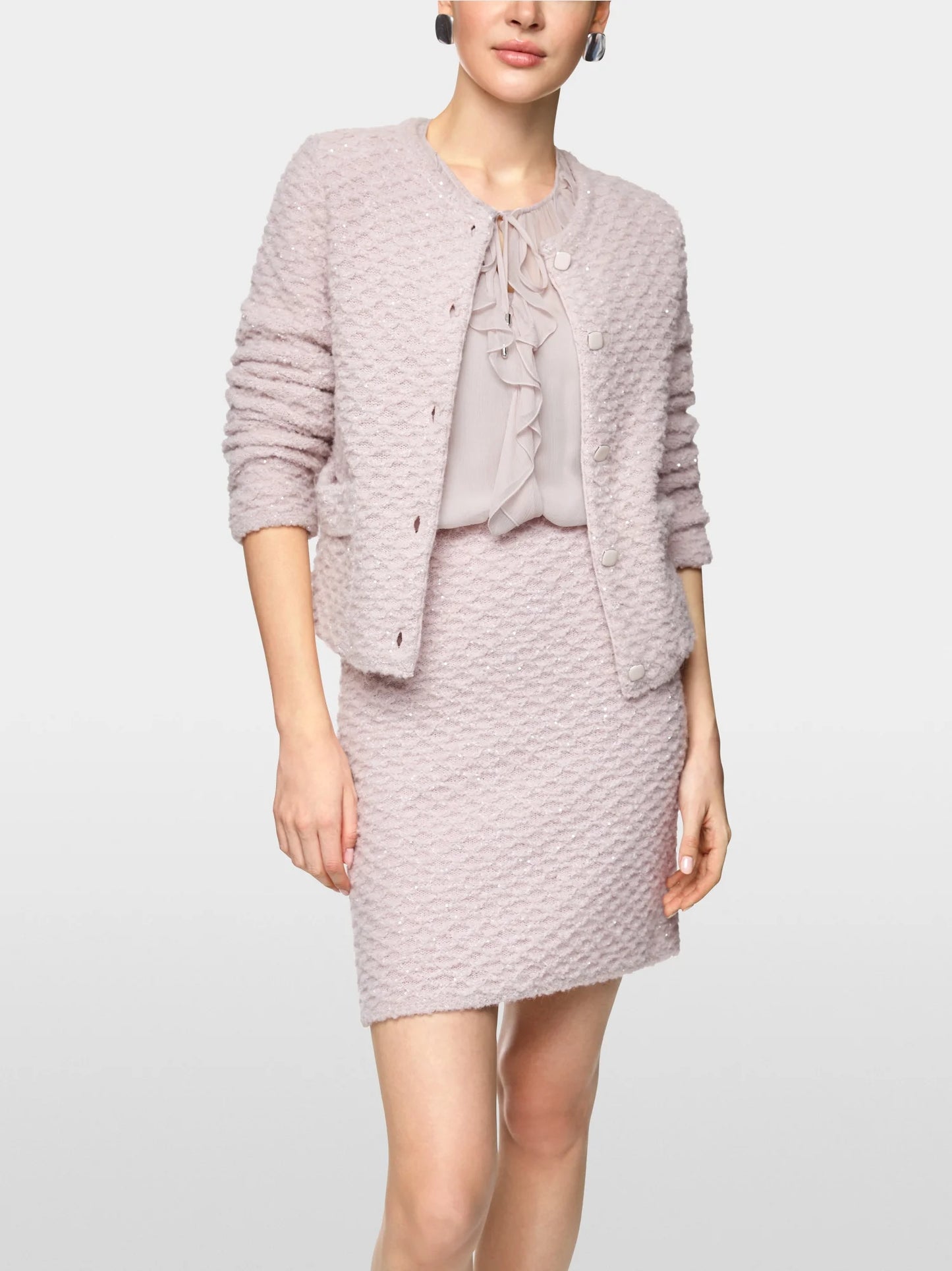 Marc Cain Crop Knitted Cardigan