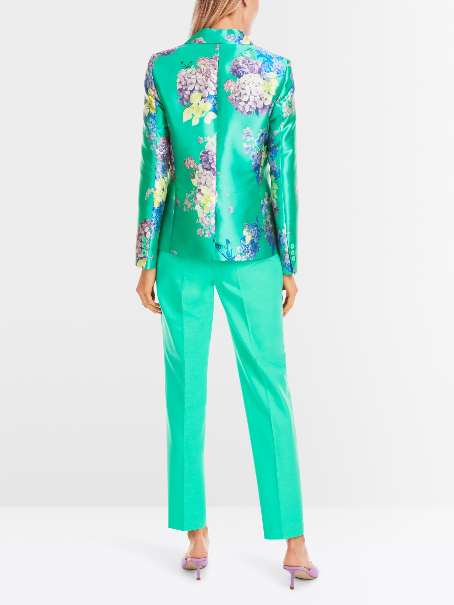 Marc Cain Floral Satin Blazer