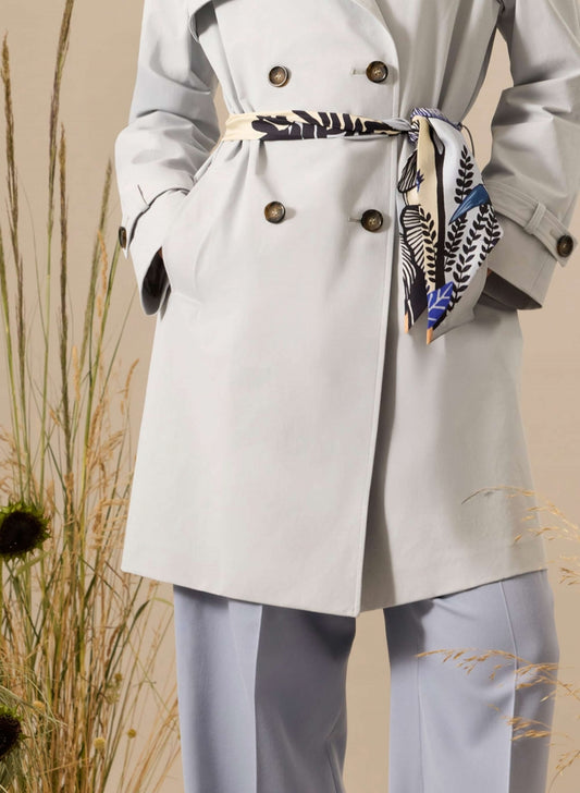 Cinzia Rocca Silk Tie Scarf