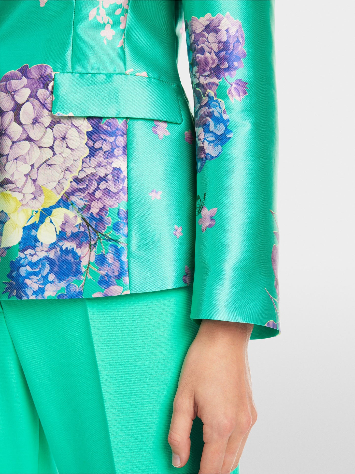 Marc Cain Floral Satin Blazer