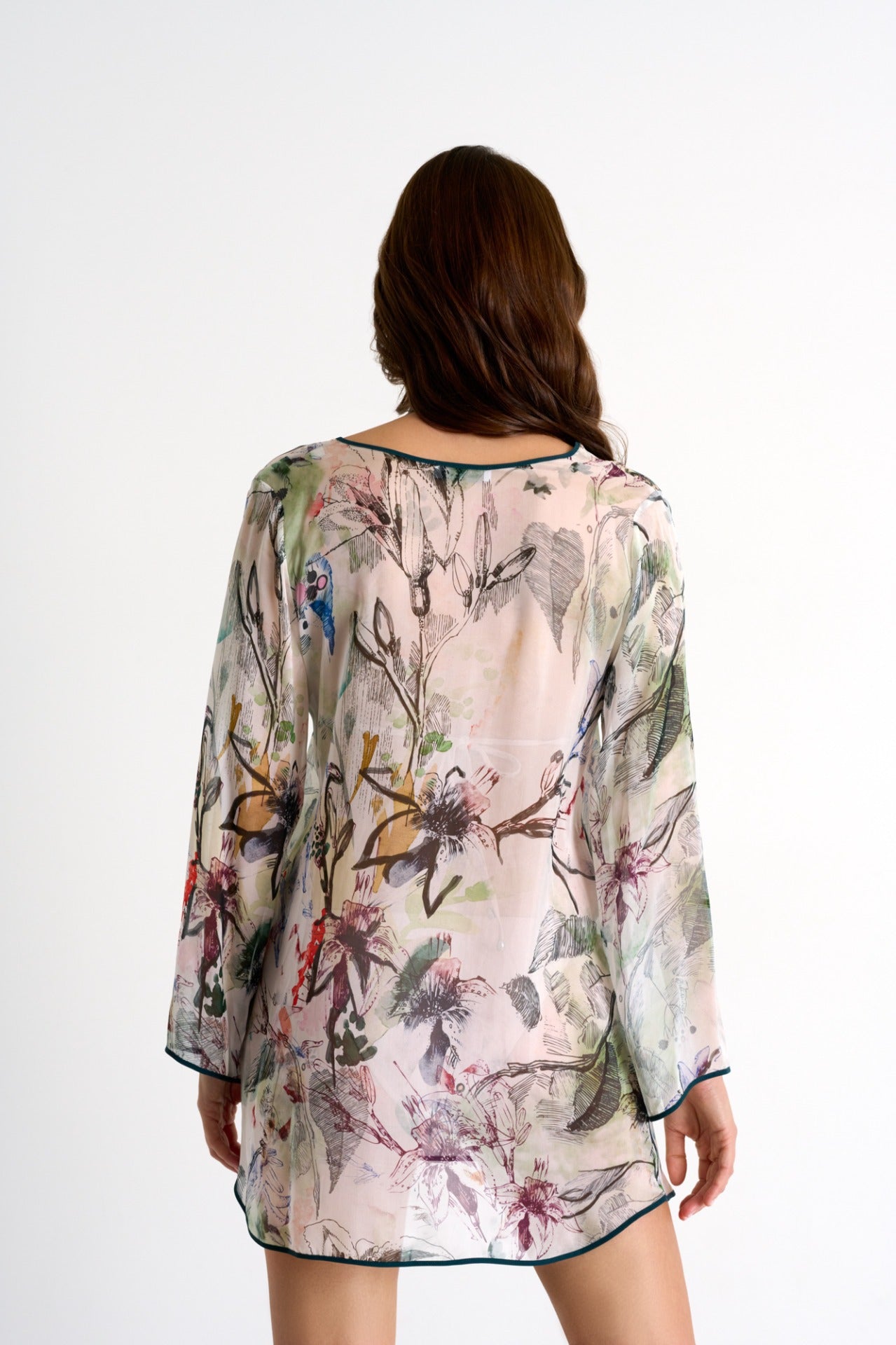Shan Flower Silk Tunic