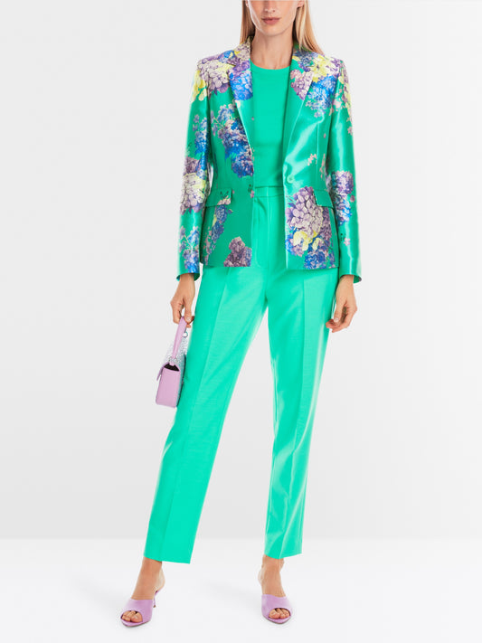 Marc Cain Floral Satin Blazer