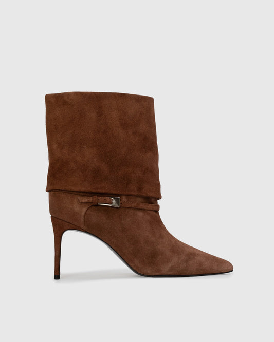Black Suede Studio Simone Boot