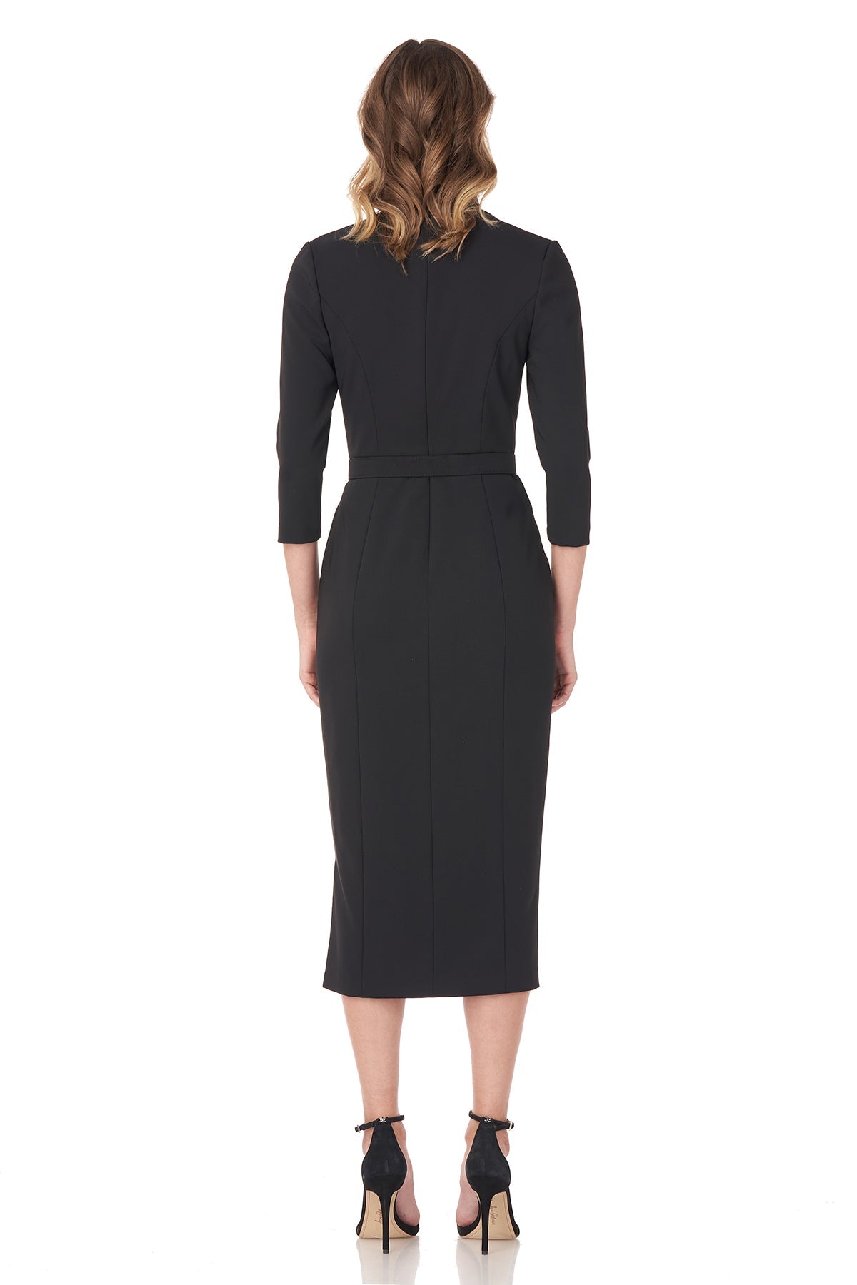 Skylar Swan Neck Midi Dress