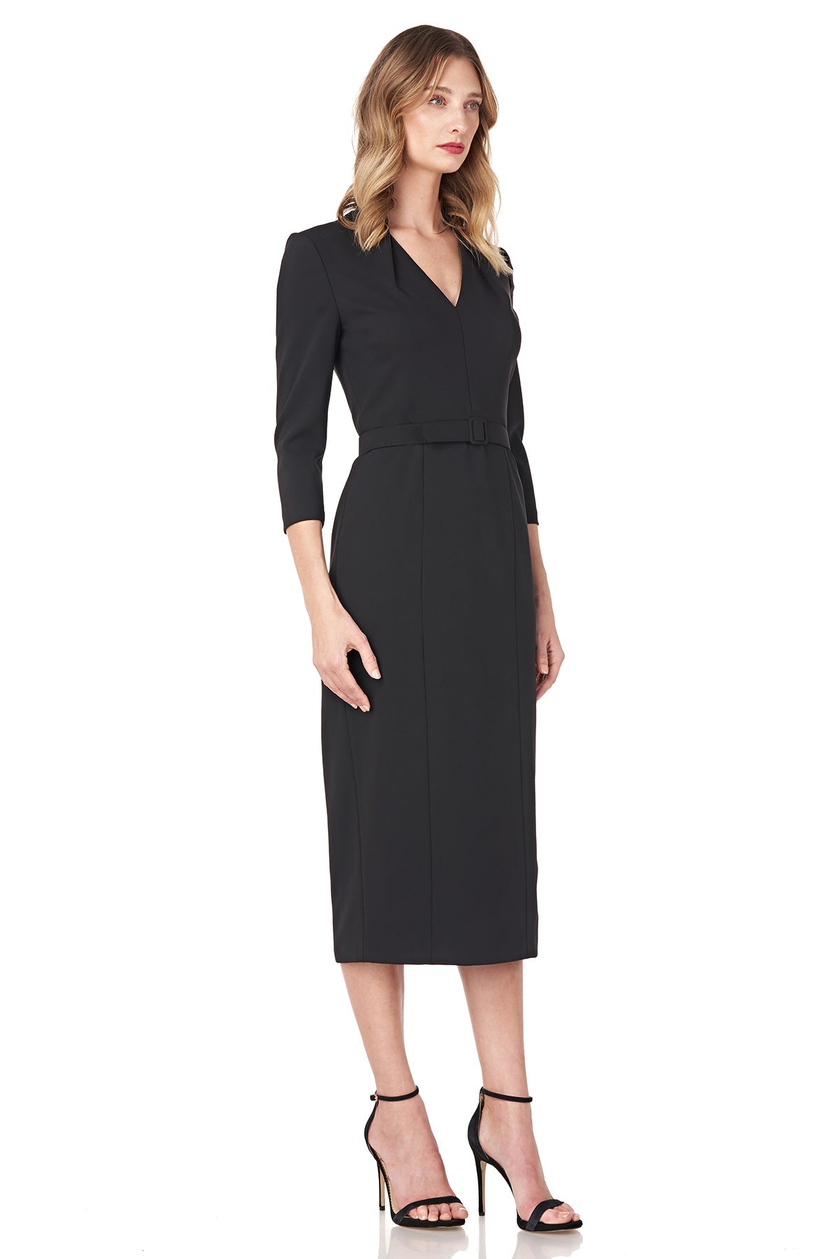 Skylar Swan Neck Midi Dress