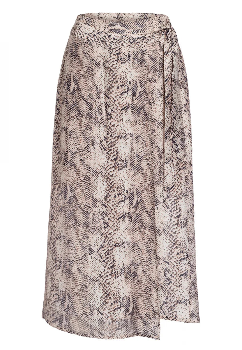 Marc Aurel Snake Print Skirt