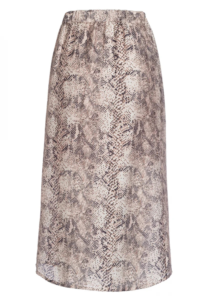 Marc Aurel Snake Print Skirt