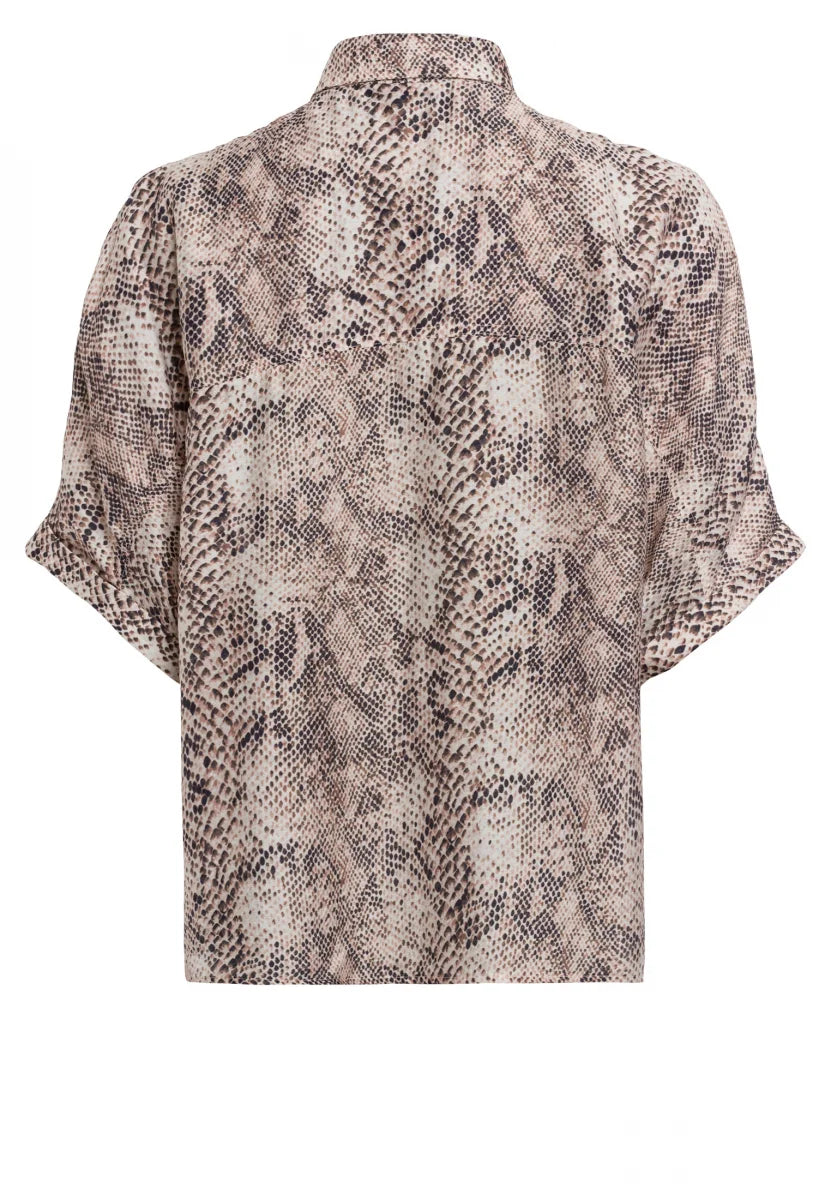 Marc Aurel Snake Print Blouse