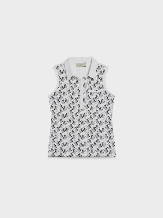 Spoon Print Golf Shirt