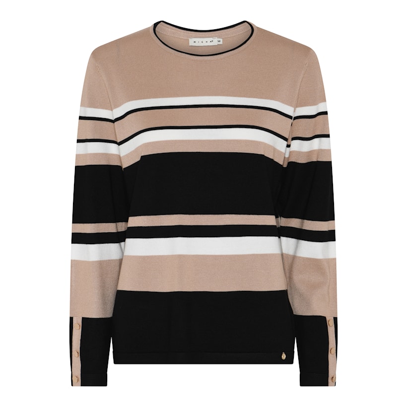 Micha Stripe Knit Sweater