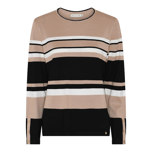 Micha Stripe Knit Sweater