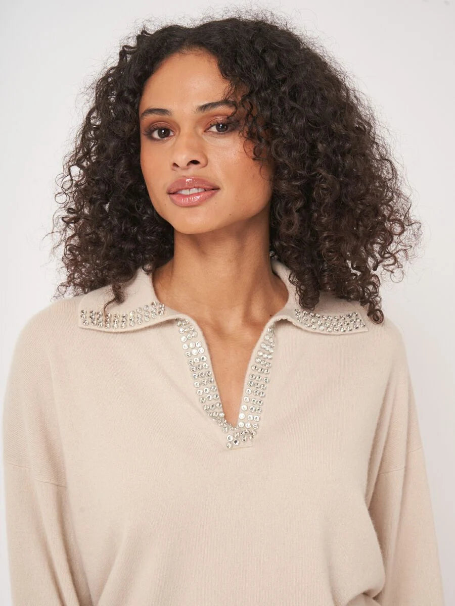 Repeat Sweater with Stud Detail
