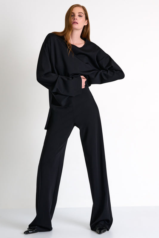 Shan Tailored Wide-Leg Pant