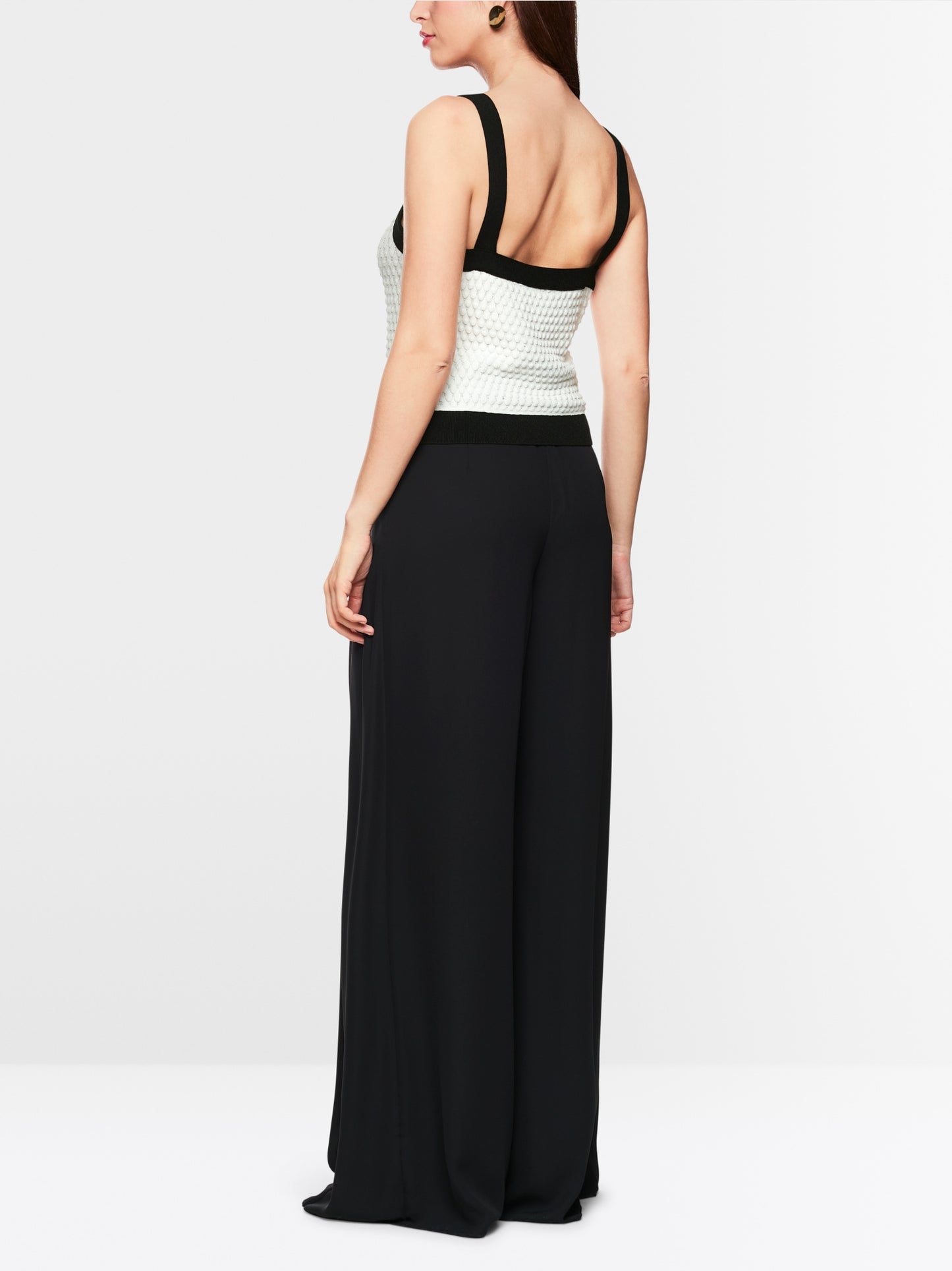 Marc Cain Black/White Knit Tank