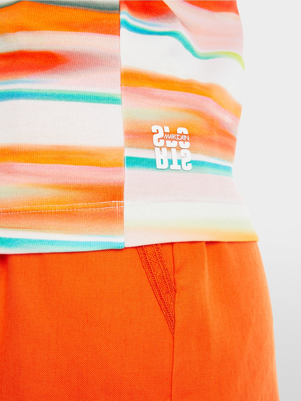 Marc Cain Sports Stripe Tie-Dye Tank