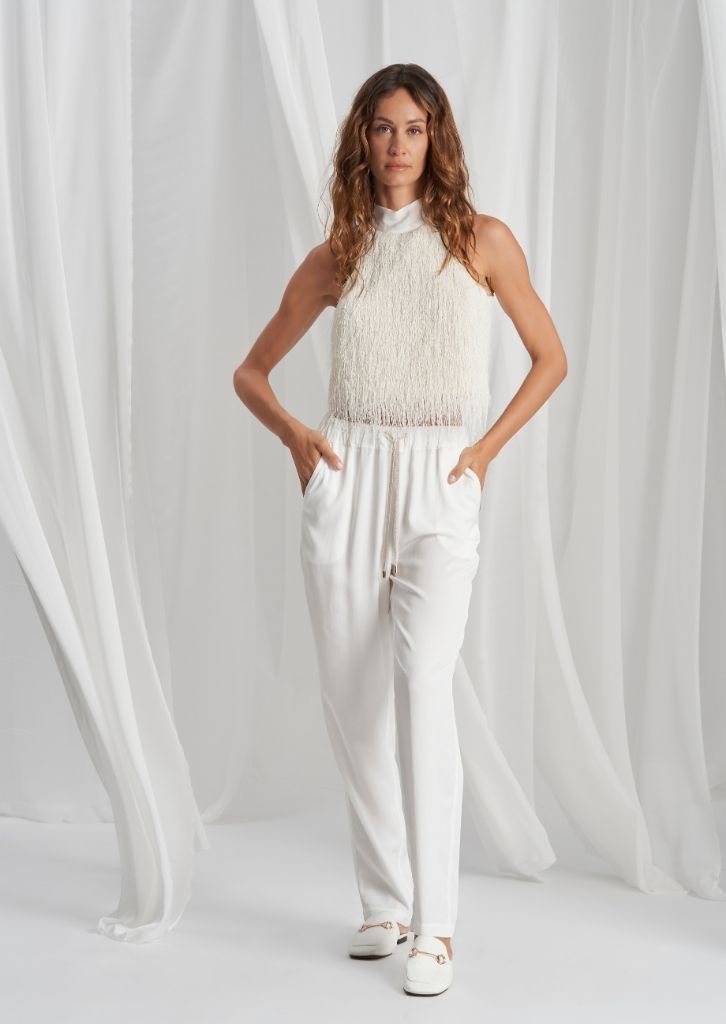 Tricot Chic Flowy Top