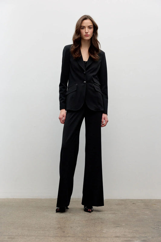 Iris Setlakwe Blazer with Vegan Leather