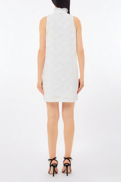 Liu Jo White Dress with Sequin
