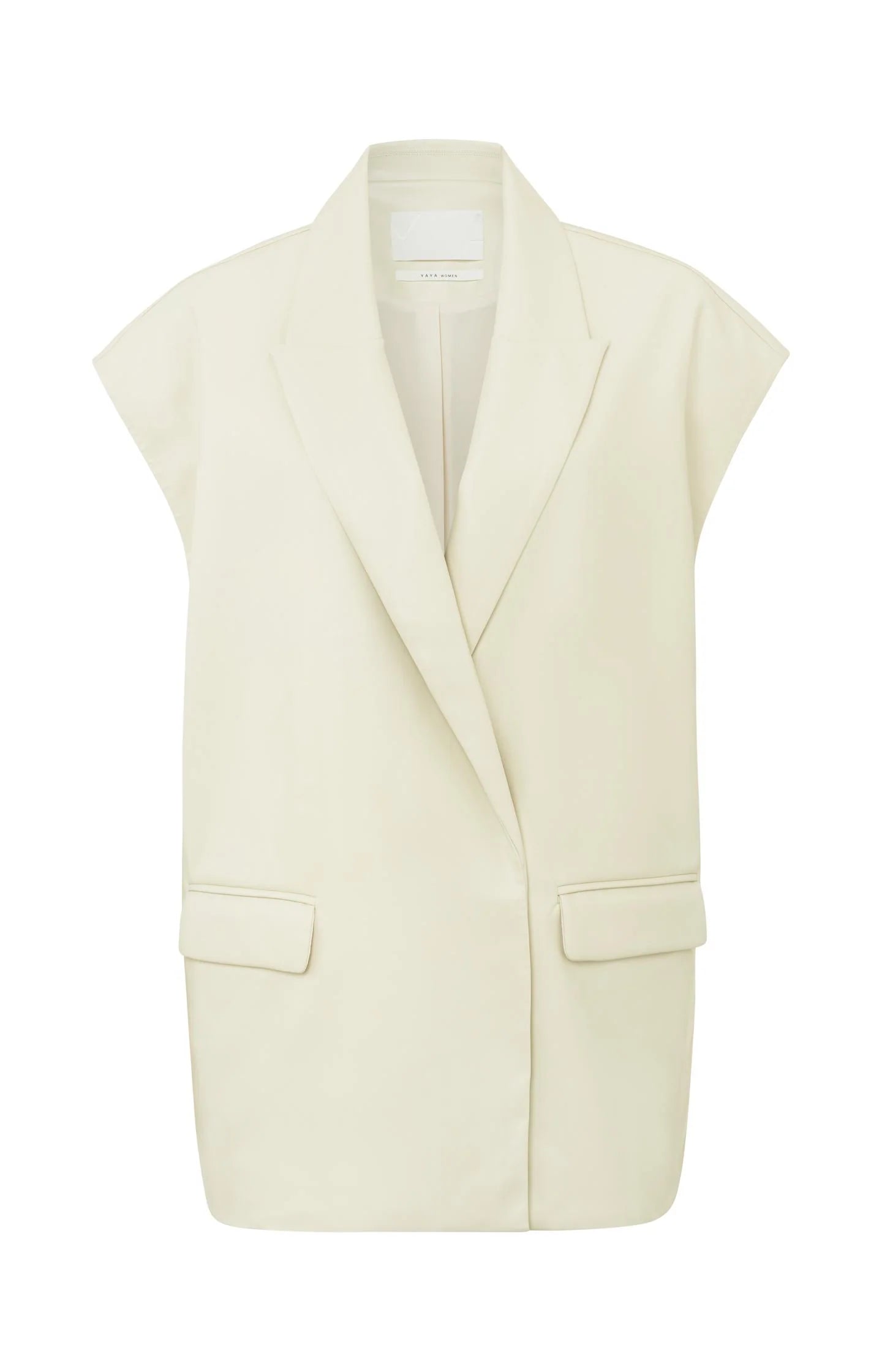 Yaya Oversized Sleeveless Blazer