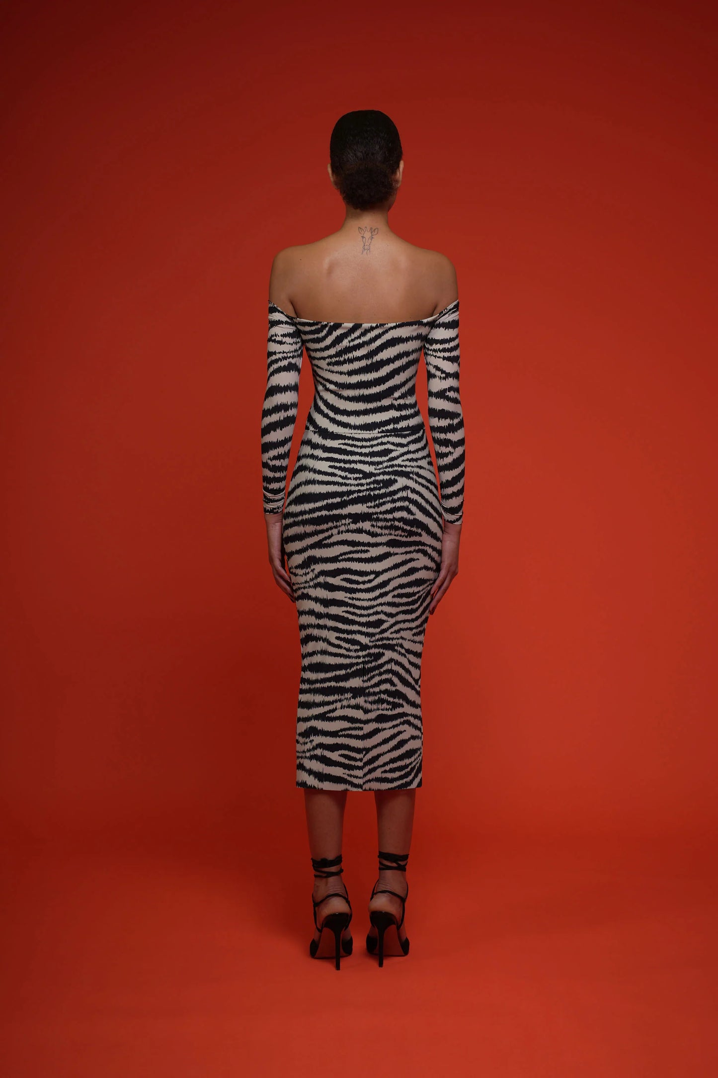 Yu Printed Midi Dress