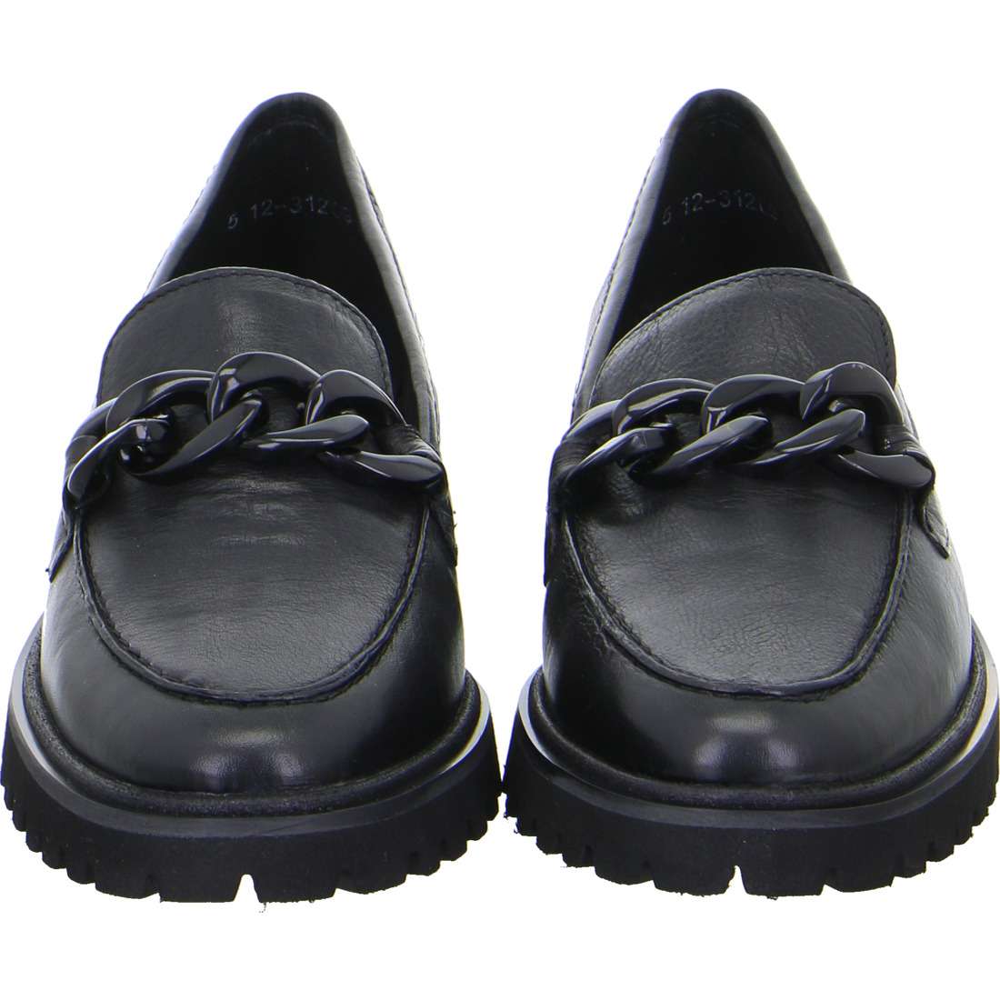 Ara  Black Leather Loafer
