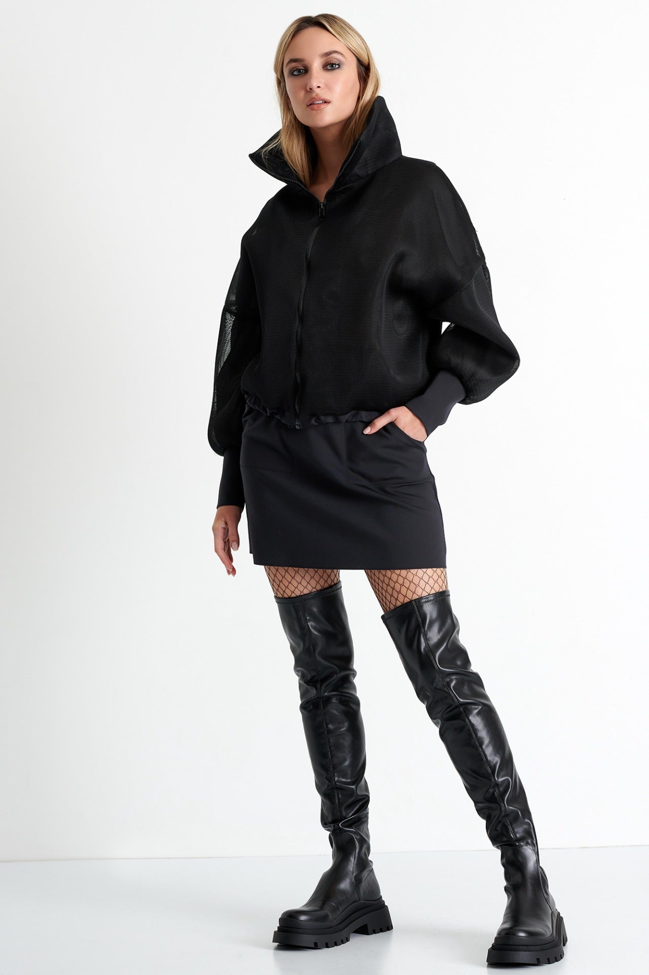 Shan 3D Mesh Puffer Jacket