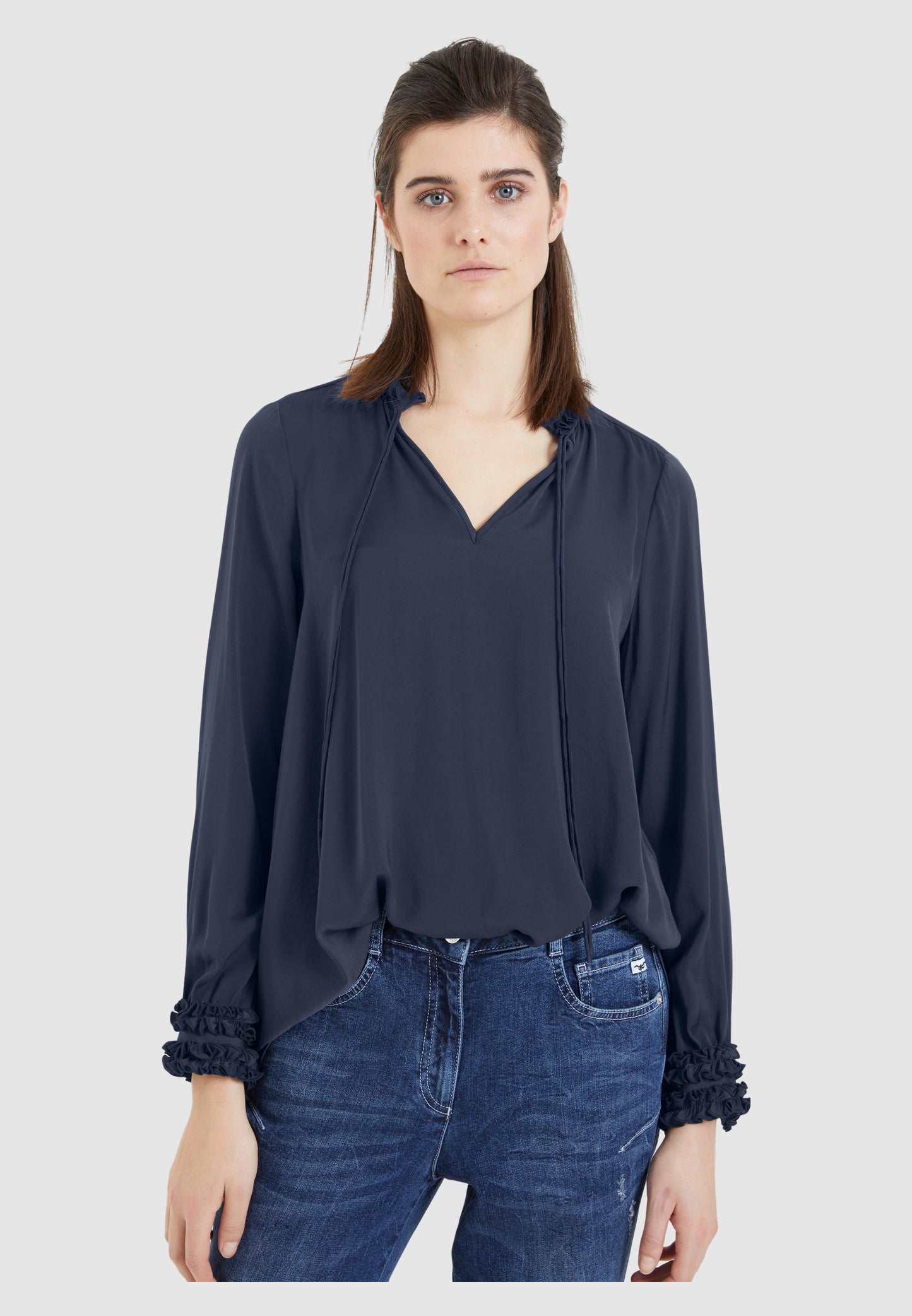 Marc Aurel Ruffles Blouse